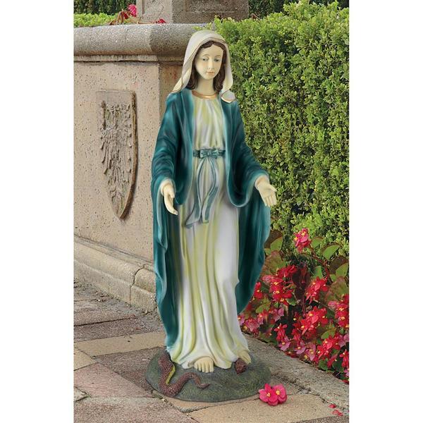Design Toscano Virgin Mary, the Blessed Mother Garden Statue KY53061